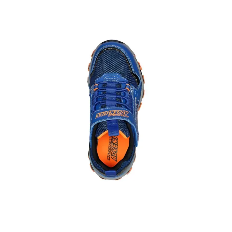 Skechers Rugged Summits Anti-Kick Low-Top Kids' Running Shoes Blue Orange Teenagers-3