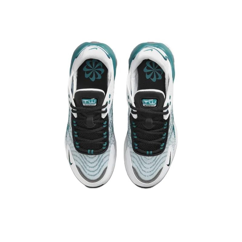 Nike Air Max TW Cushioning Wear Resistant Low Top Sports Casual Shoes Green White Teenagers-3