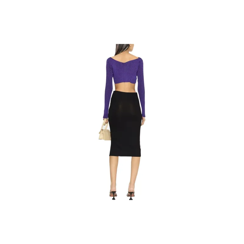 Jacquemus La Maille Pralu Cropped Cardigan-2