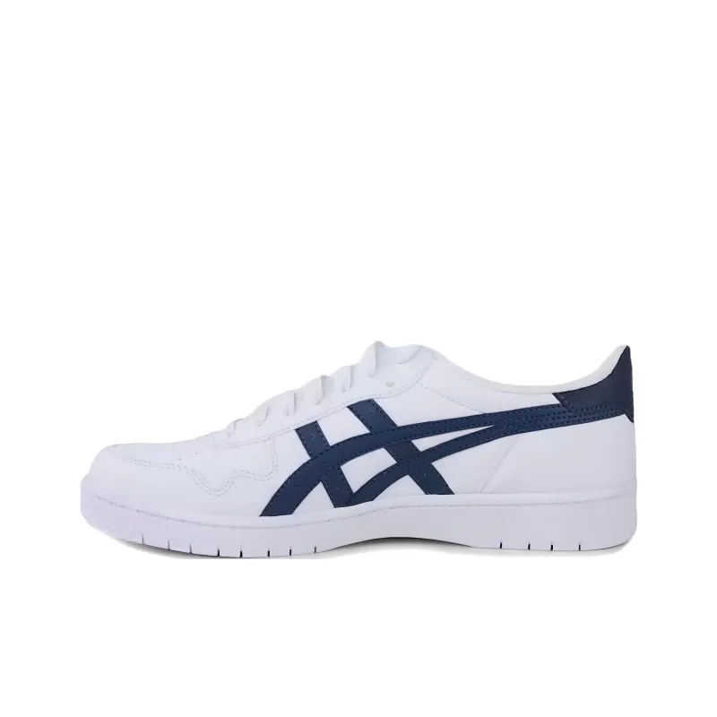 Asics JAPAN S Durable Breathable Low-Top Skateboard Shoes Men's White Black-0