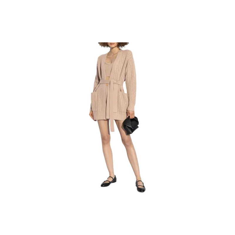 MaxMara Perforated V Neck Top-3