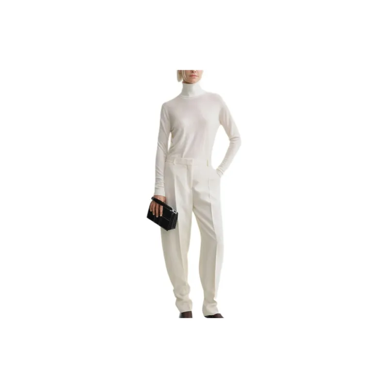 TOTEME Presse Creased Buckled Slouch Trousers-1