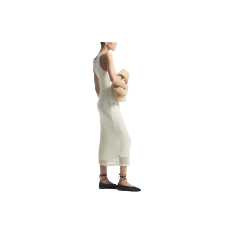COS Slip Dresses Women's Beige-2