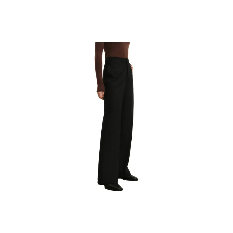JZ Juzui Casual Pants Women's Plain Black-3
