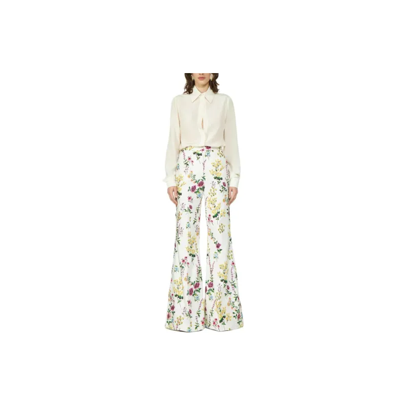 Costarellos SS24 Casual Pants Women's Ecru-1