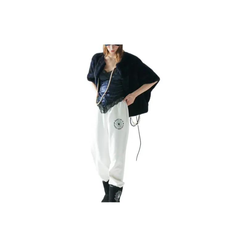MARDI MERCREDI FW22 Pants Women's Ecru-3