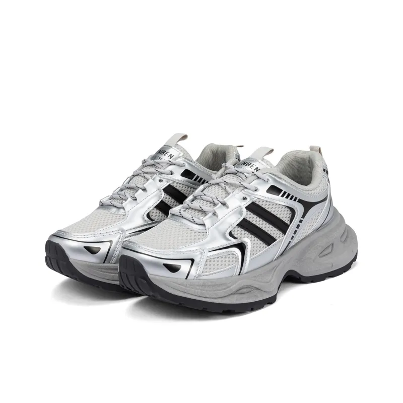 RENBEN Lightweight Height Increasing Low-Top Chunky Sneakers Women's-2
