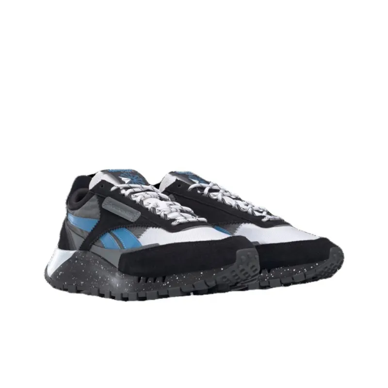 Reebok Classic Leather Legacy Black Blue White Speckle-2