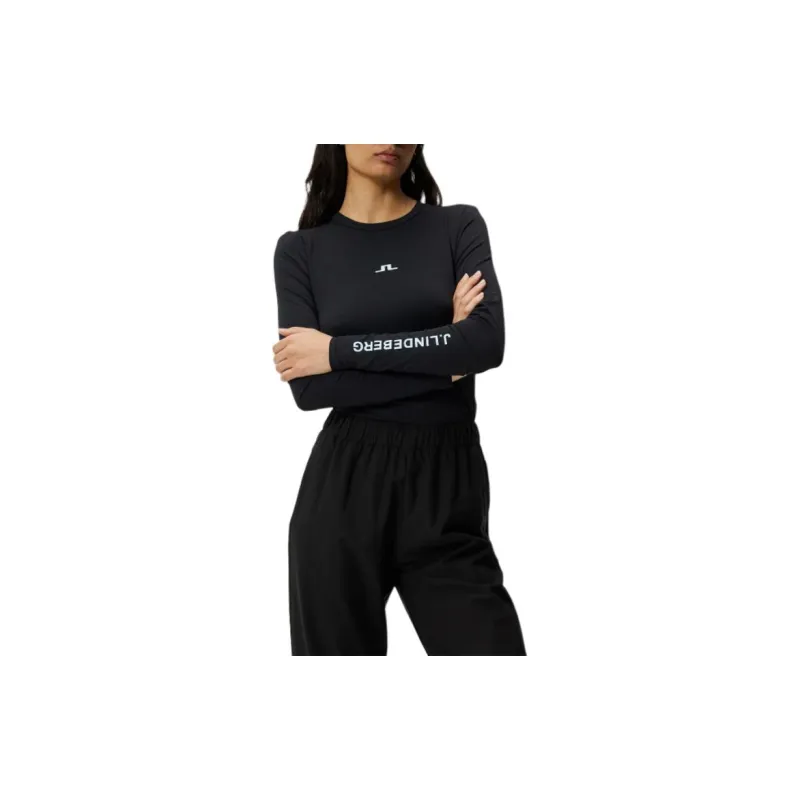 J.Lindeberg T Shirt Women's Black-3