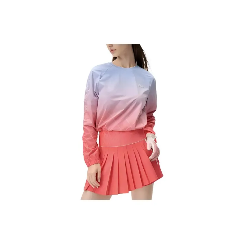 FILA Golf Series Raglan Sleeve T Shirt Women's Red-3