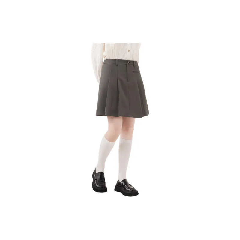 EICHITOO Casual Short Skirts Women's Dark Brown-2