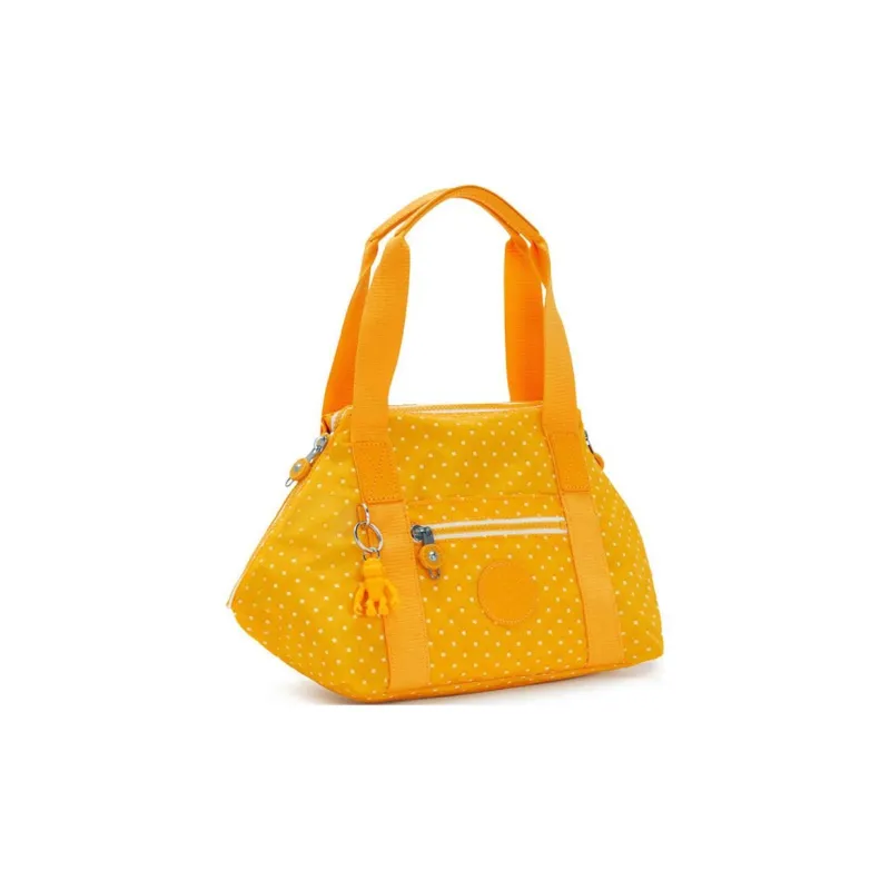 Kipling Fabric Shoulder Bag, Crossbody Bag, Handbag Mini Unisex Soft Point Yellow-3