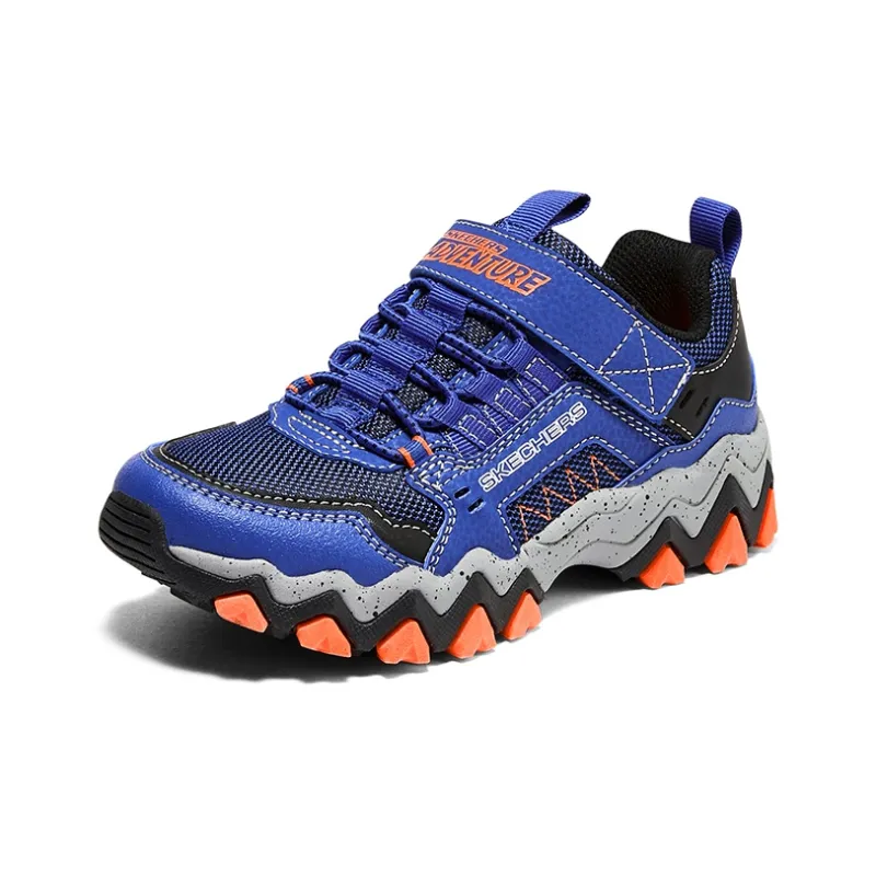 Skechers Rugged Summits Anti-Kick Low-Top Kids' Running Shoes Blue Orange Teenagers-2