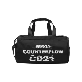 LiNing Polyester Gym Bag Medium Size Unisex Black