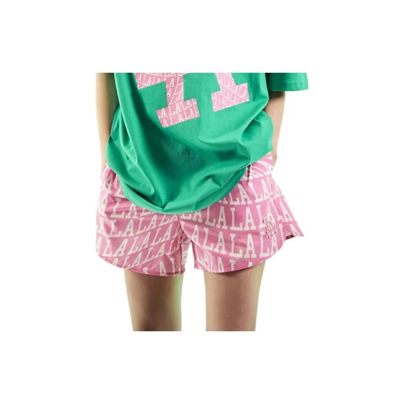 MLB Los Angeles Dodgers Swimming Shorts Women's Pink-1