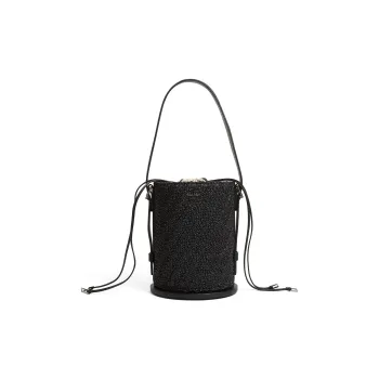 MaxMara Polyamide Bucket Bags Handbags Women's Black