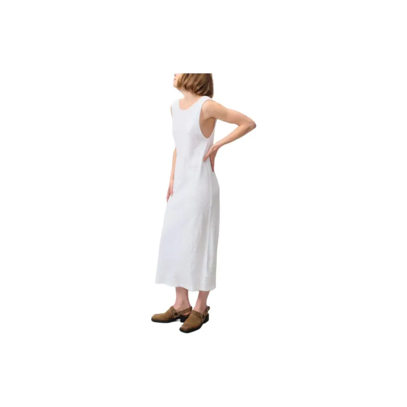 AMERICAN VINTAGE A.M SS24 ROBE FEMME SULLY Sleeveless Dress Women's White-2
