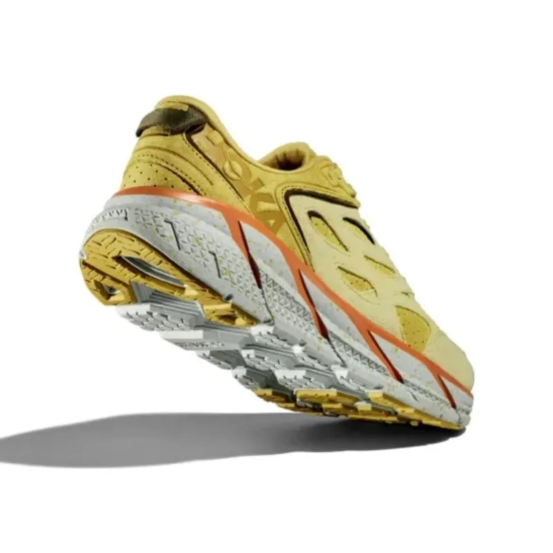 HOKA ONE ONE Clifton LS Shock Absorbers With Slip Resistant Features Low Top Running Shoes Men's Brown-4
