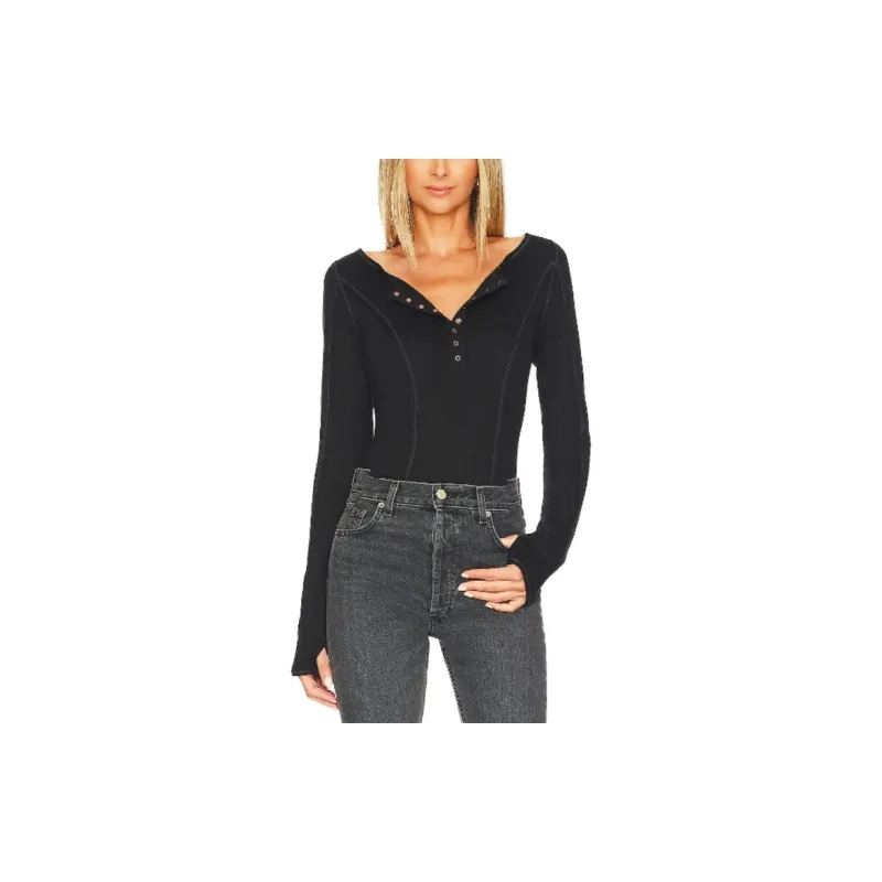 FREE PEOPLE Bodysuits Women's Black-3