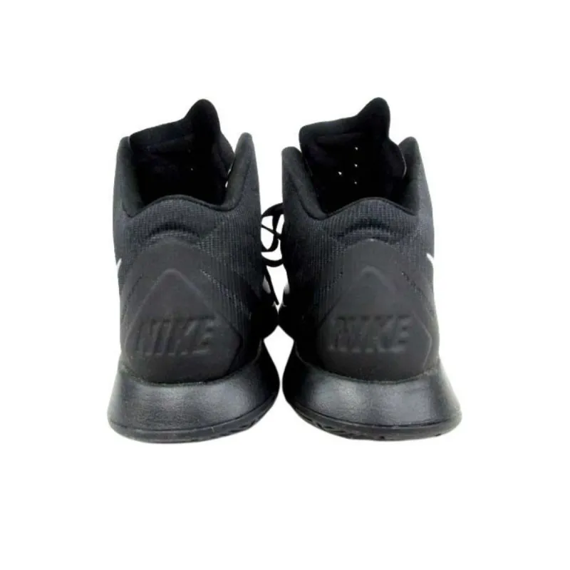 Nike Lunar Hyperquickness Anti Slip Wear Resistant High Top Basketball Shoes Men's Black-4