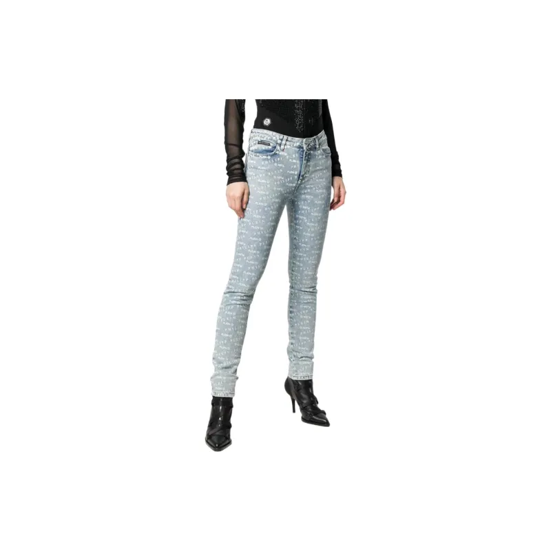 PHILIPP PLEIN Logo Print Skinny Jeans-3