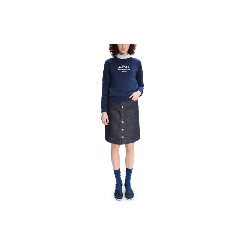 A.P.C Sweatshirts Women's Blue-1