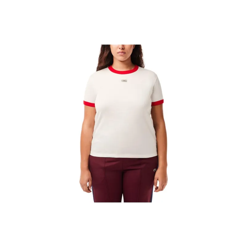 LACOSTE T-Shirts Women's White-2