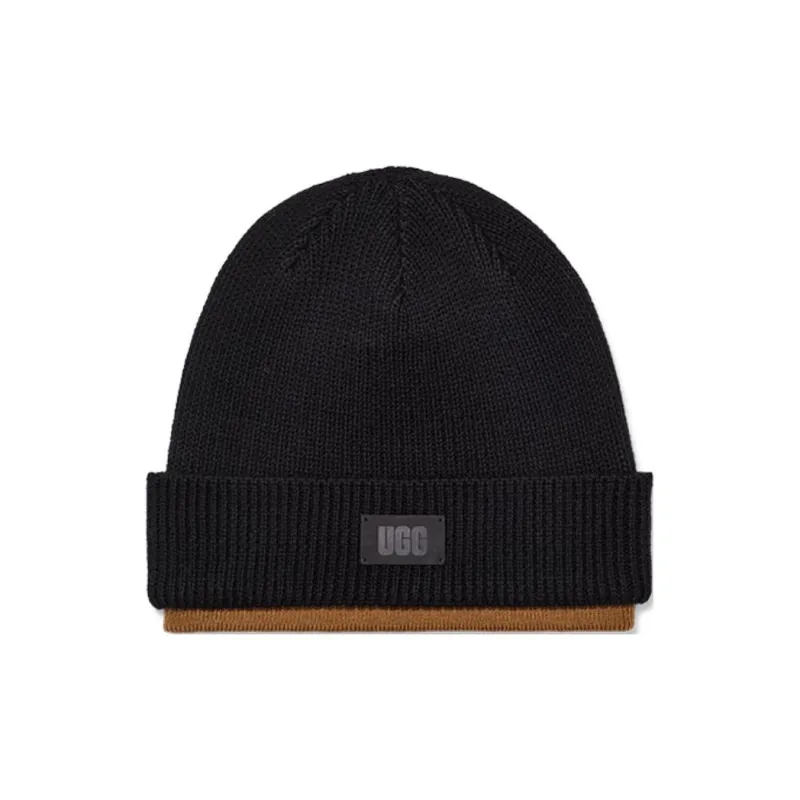 UGG Polyester Beanies Unisex Black-0
