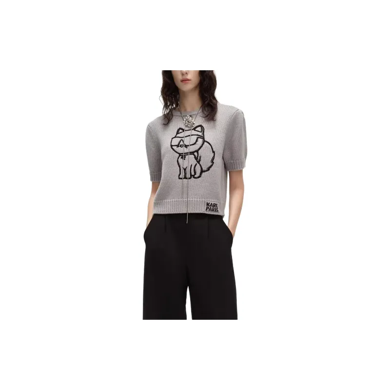 KARL LAGERFELD SS24 Knitwear Women's Gray-1