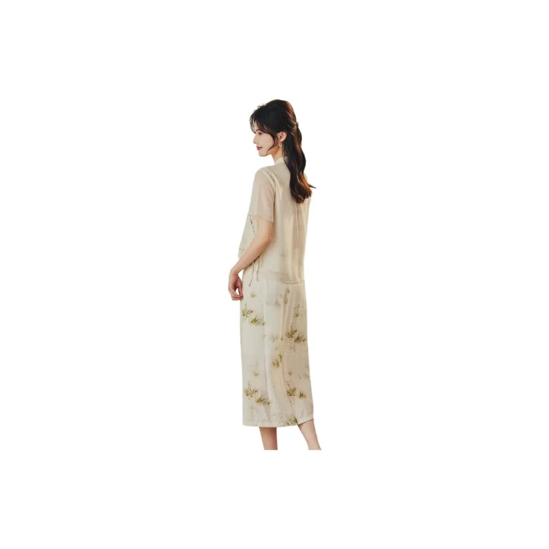 Coonesha Skirt Set Women's Green-2