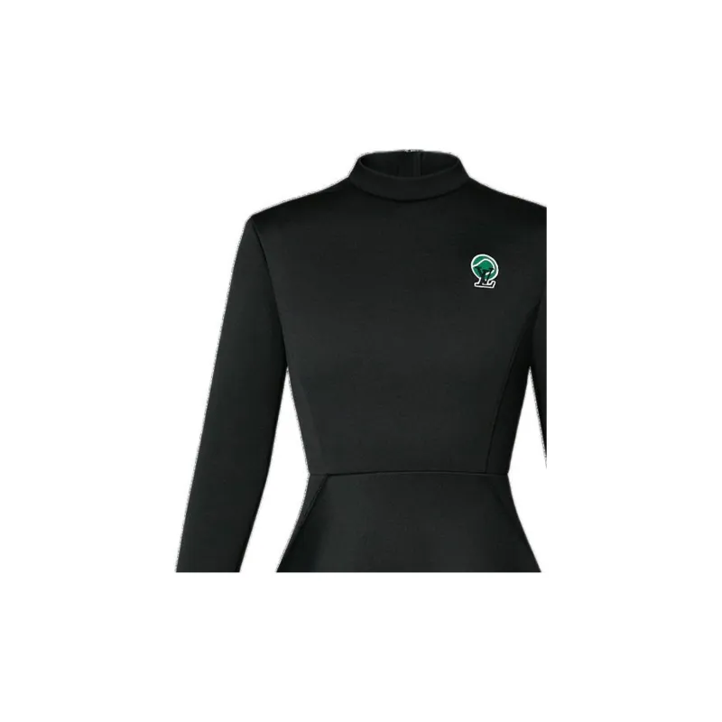 LOUIS VUITTON FW22 Long Sleeved Dress Women's Black-2