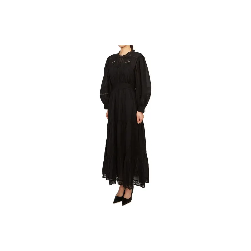 Vanessa Bruno Long Sleeved Dress Women's Black-1
