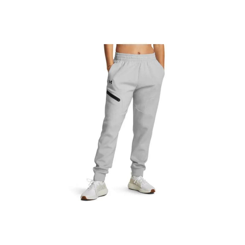 Under Armour Unstoppable Knitted Sweatpants Women's Gray-2