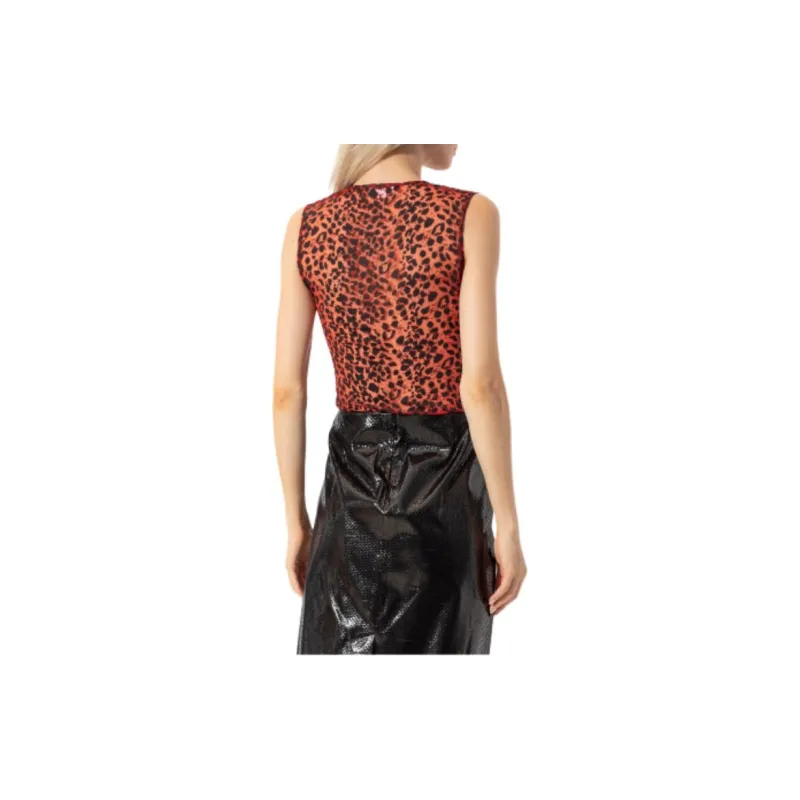 Alexander McQueen Leopard Printed Sleeveless Top-3
