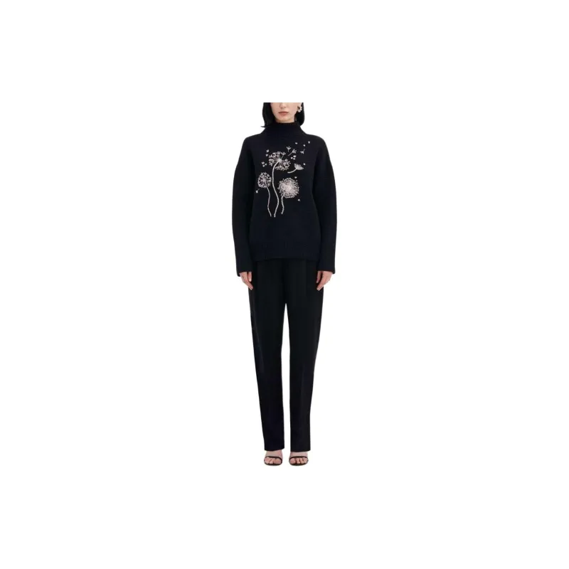 Oscar De La Renta Dandelion Crystal-embroidered Jumper-1