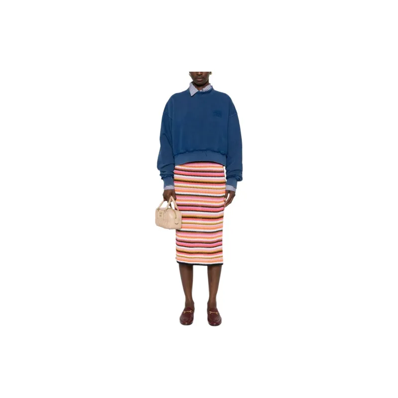 MIU MIU Sweatshirt Women's Blue-1