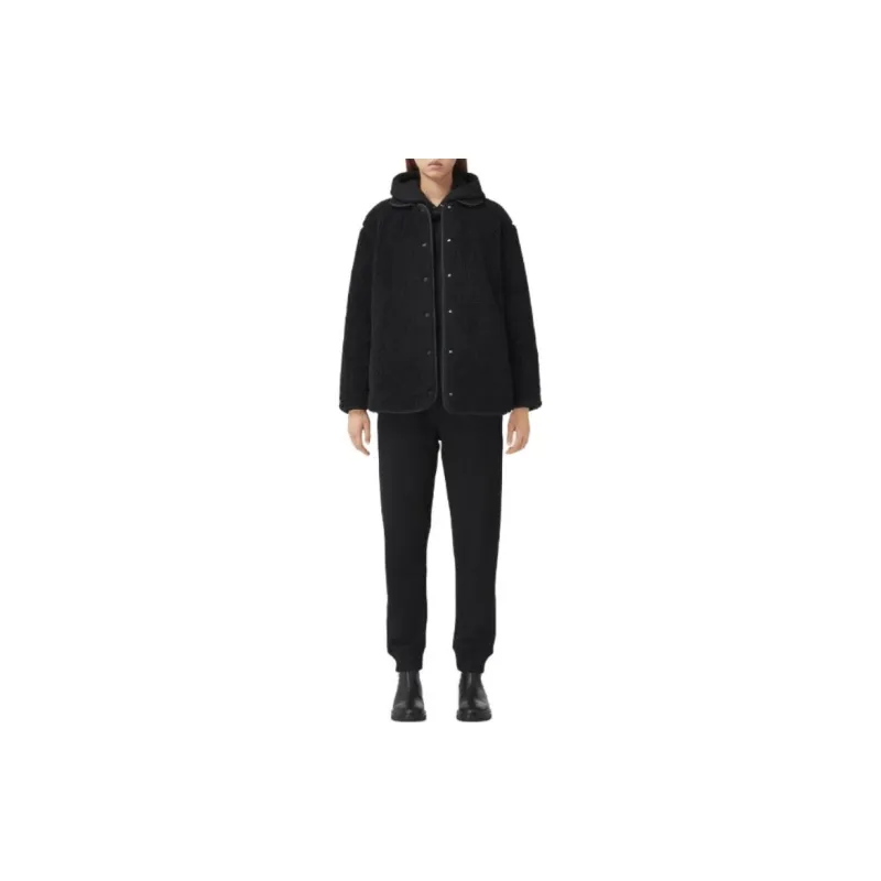 Burberry Jackets Coats Women's Black-1