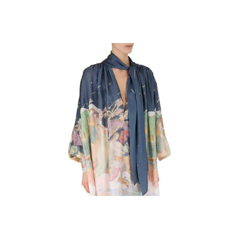 Zimmermann Lyrical Barrel Silk Minidress-4
