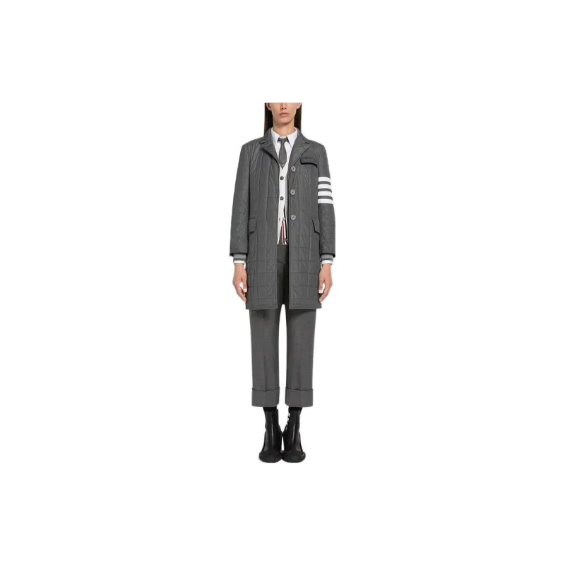 THOM BROWNE Coats Women's Gray-1