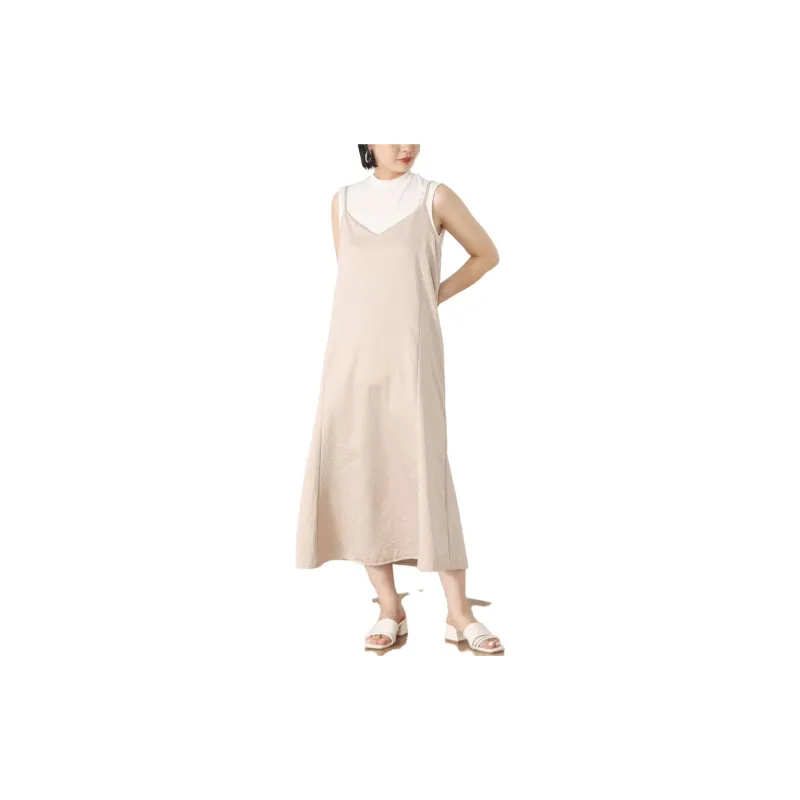 Beams Two Piece Skirt Sets Women's Clothing Sets White+Ecru-1