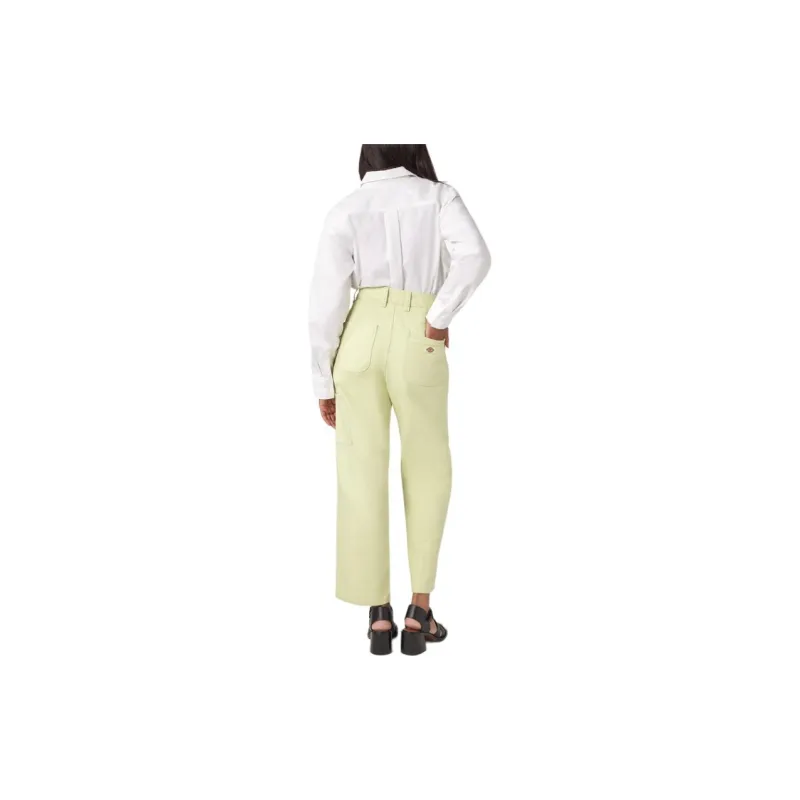 Dickies Regular Fit Duck Pants Jeans Women's Light Green-3
