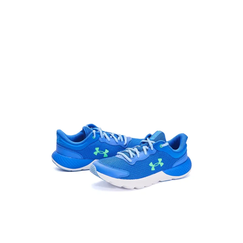 Under Armour Charged Escape 4 Slip-Resistant Cushioning Low-Top Kids' Running Shoes Blue White Kids'-4