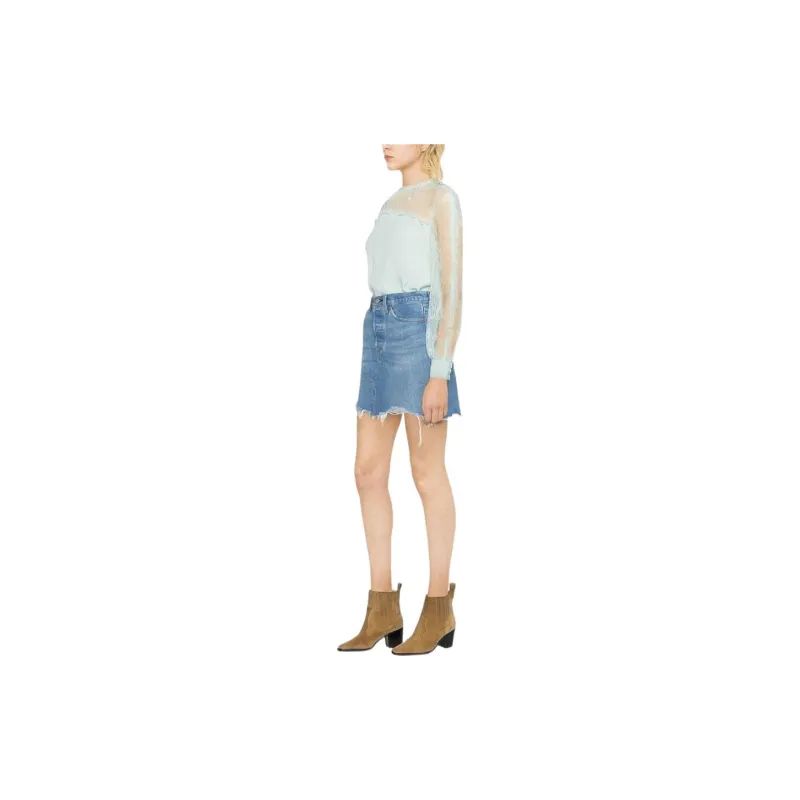 PINKO Lace panel Blouse-3