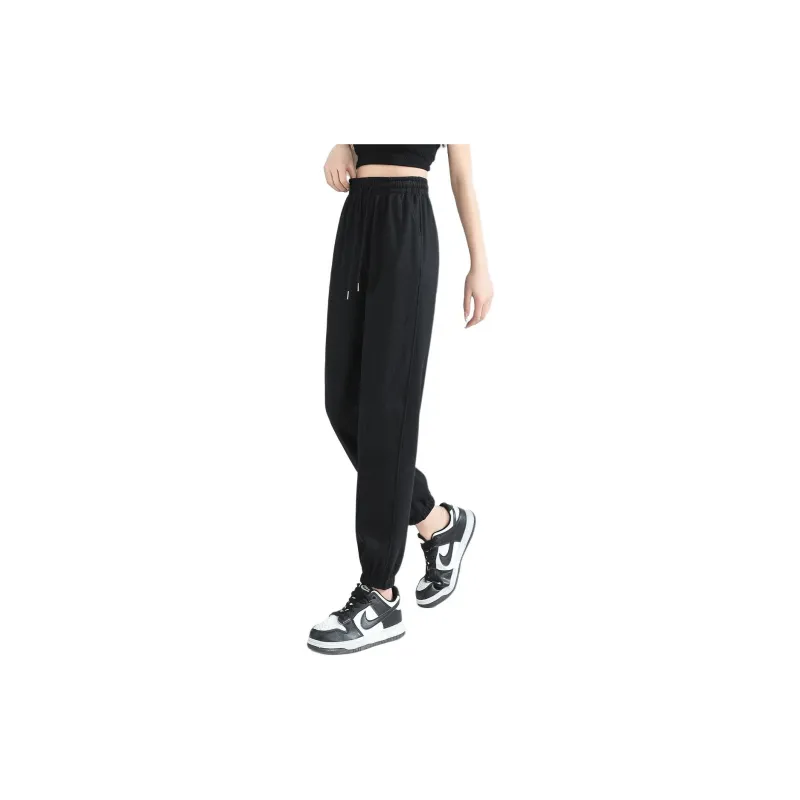 Ya Sheep People Casual Pants Women's Black-1