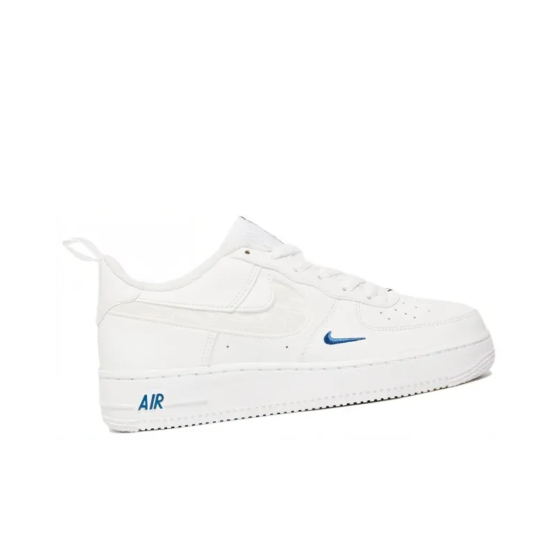 Nike Air Force 1 Low LV8 GS 'White Blue'-2