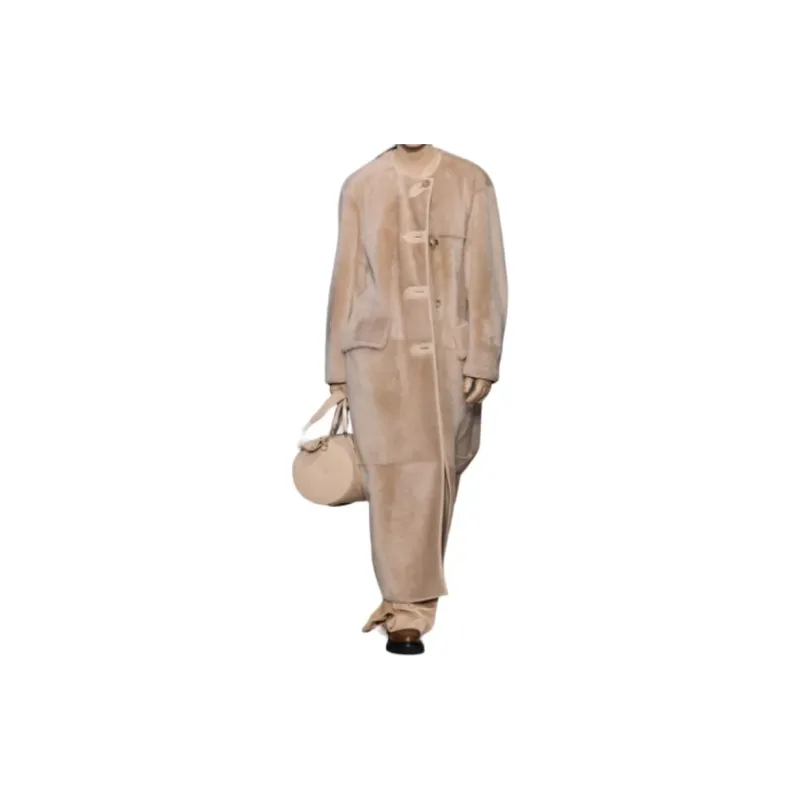 MaxMara Talamo Buttoned Long-Sleeved Coat-2