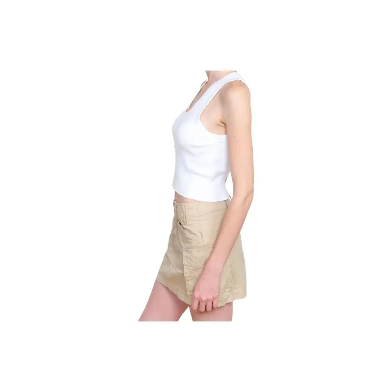 Brandy Melville Tank Tops Women's White-1