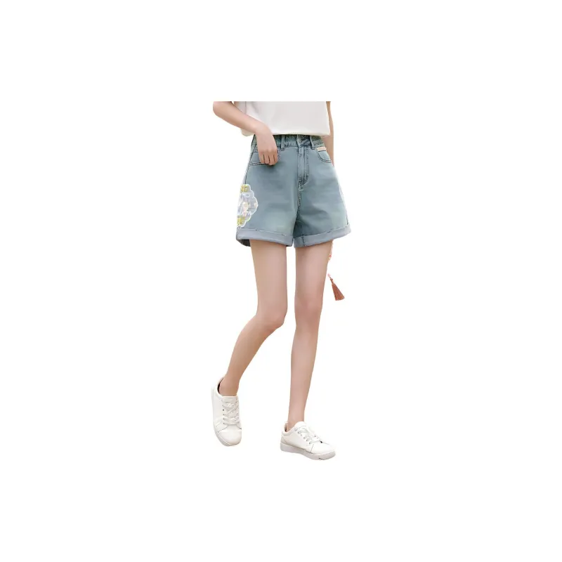 XWI Denim Shorts Women's Vintage Blue-0