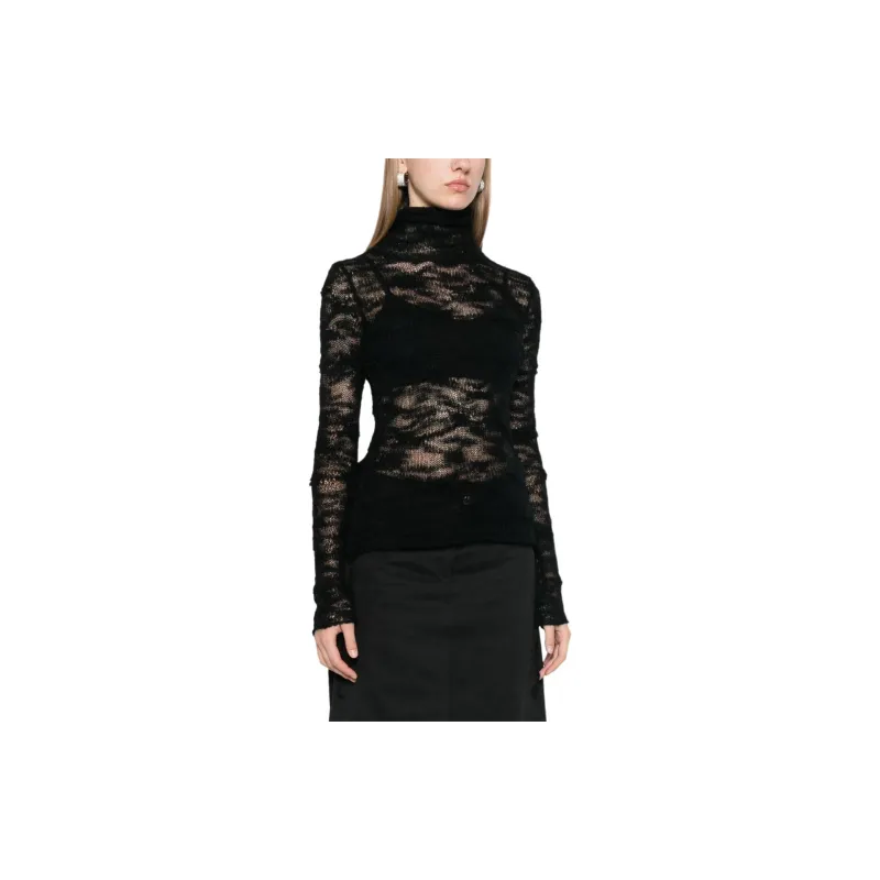 MM6 Maison Margiela Numeric Turtleneck Jumper-3