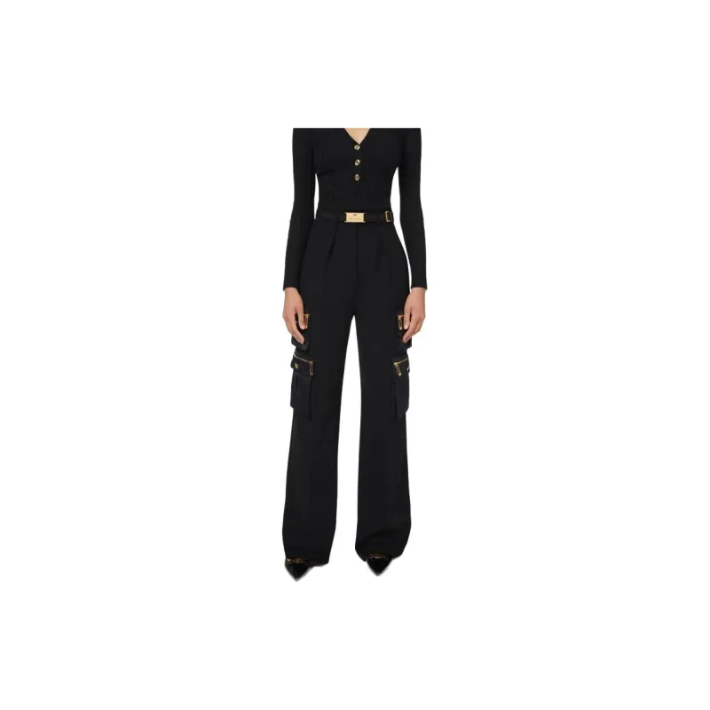 Elisabetta Franchi Belted Cargo Pants-2